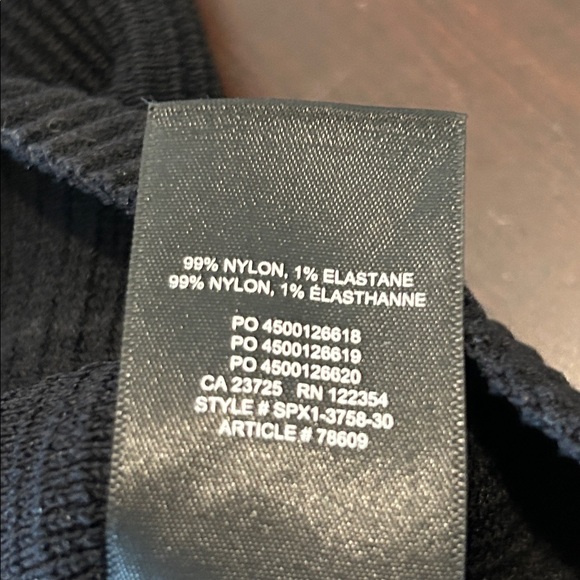 Aritzia Babaton Sculpt Knit Sweetheart Neck Long Sleeve Top Black Size S - Picture 9 of 13